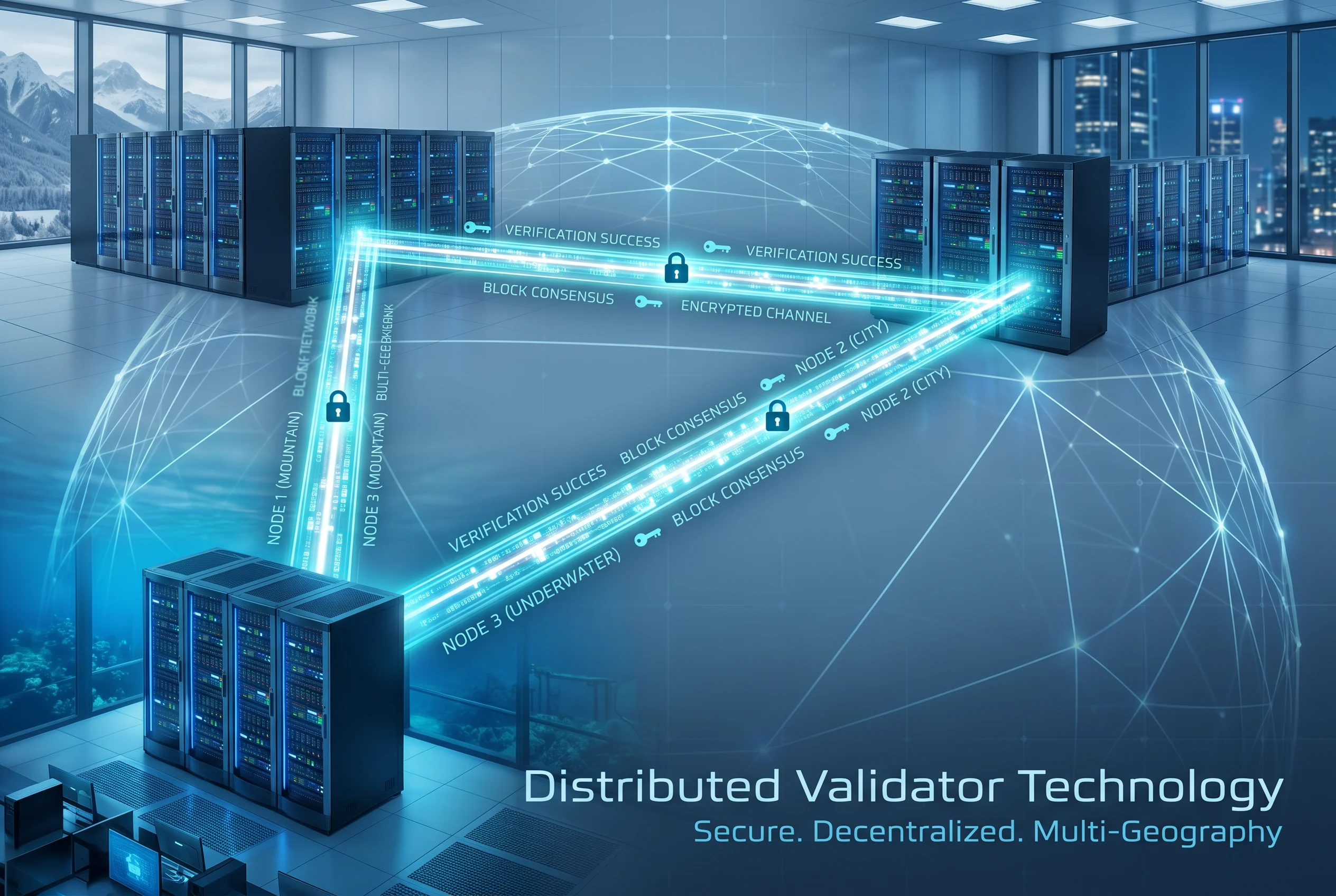 Distributed Validator Technology hajutatud validaatorite turvalisus panustamises